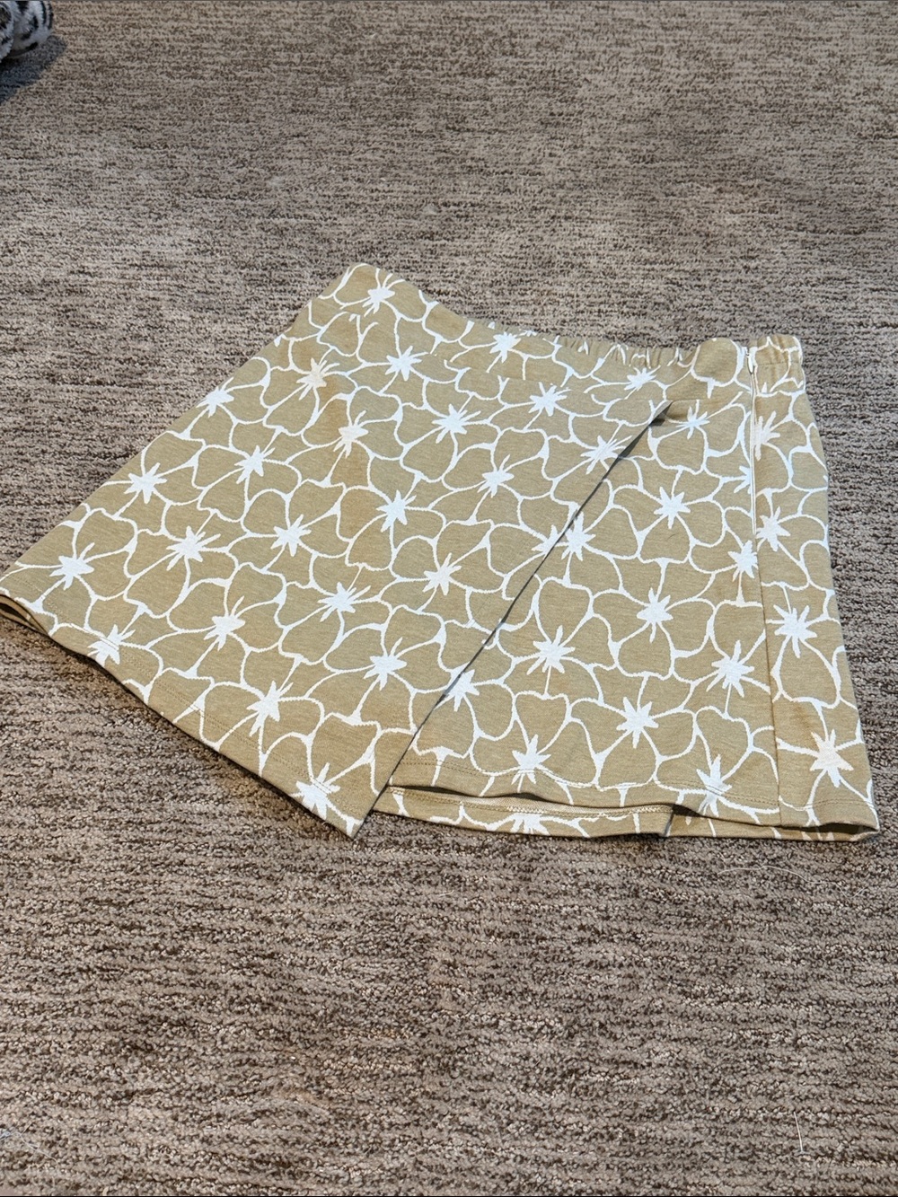 FLORAL JACQUARD WRAP SKORT